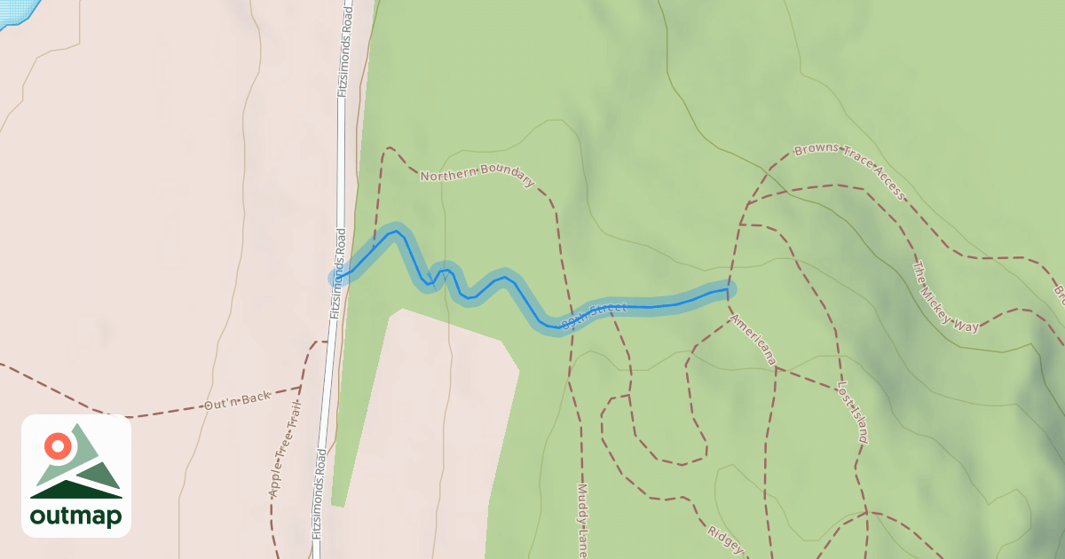 Map of 89th Street