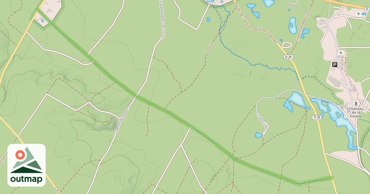 Map of Chemin du Mesnil