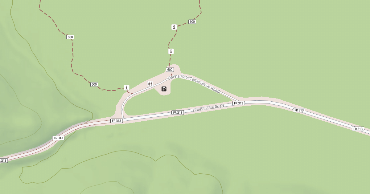 Map preview of HANNA FLAT CEDAR GROVE