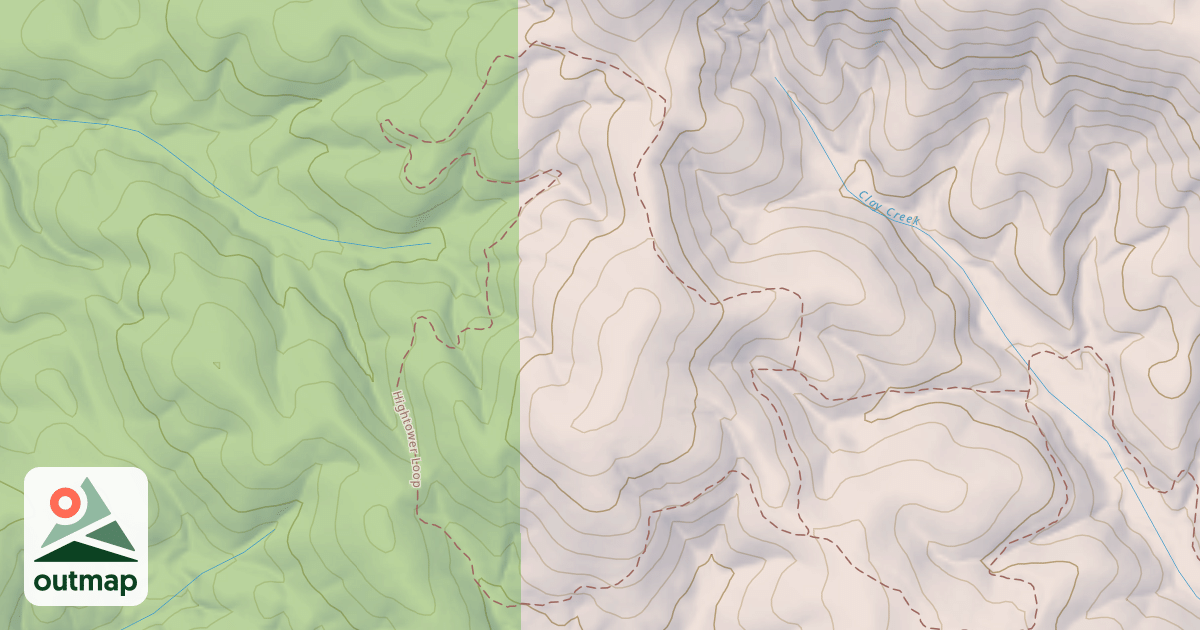 Map of Hightower Loop