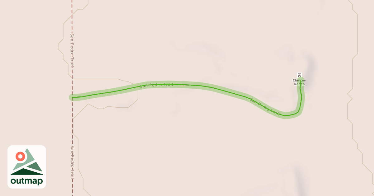 Map of San Pedro Trail