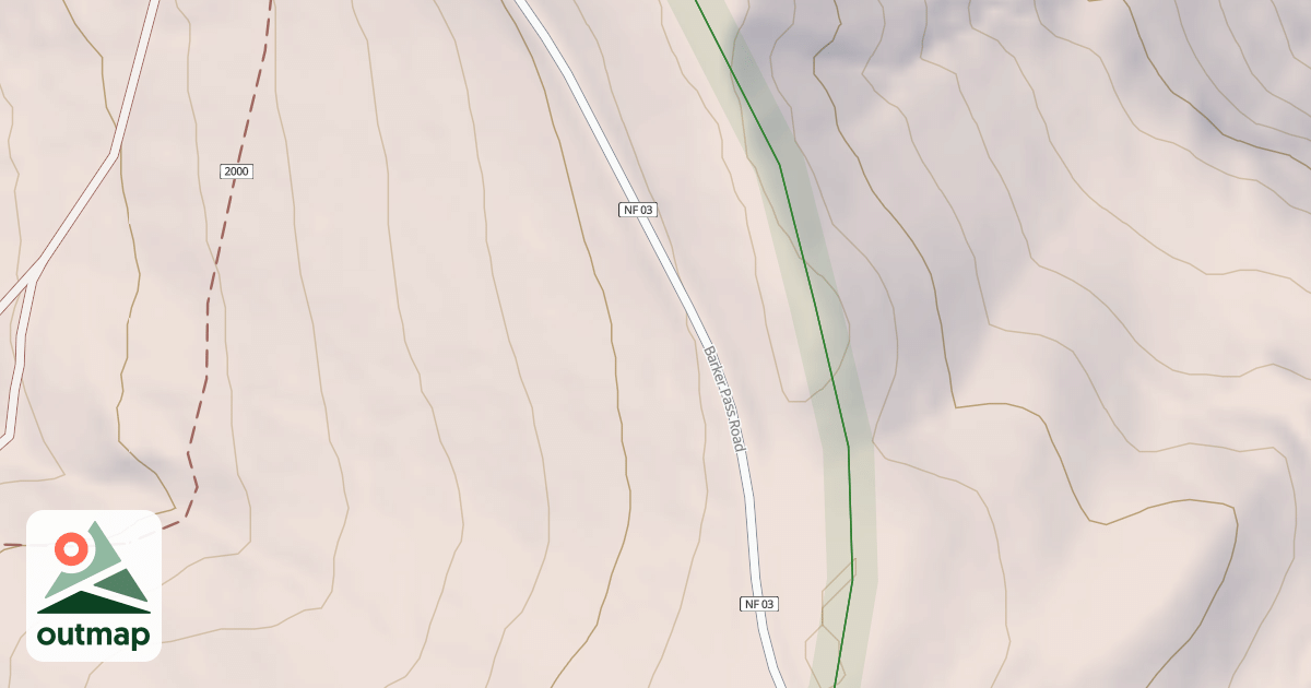 Map of BARKER PASS