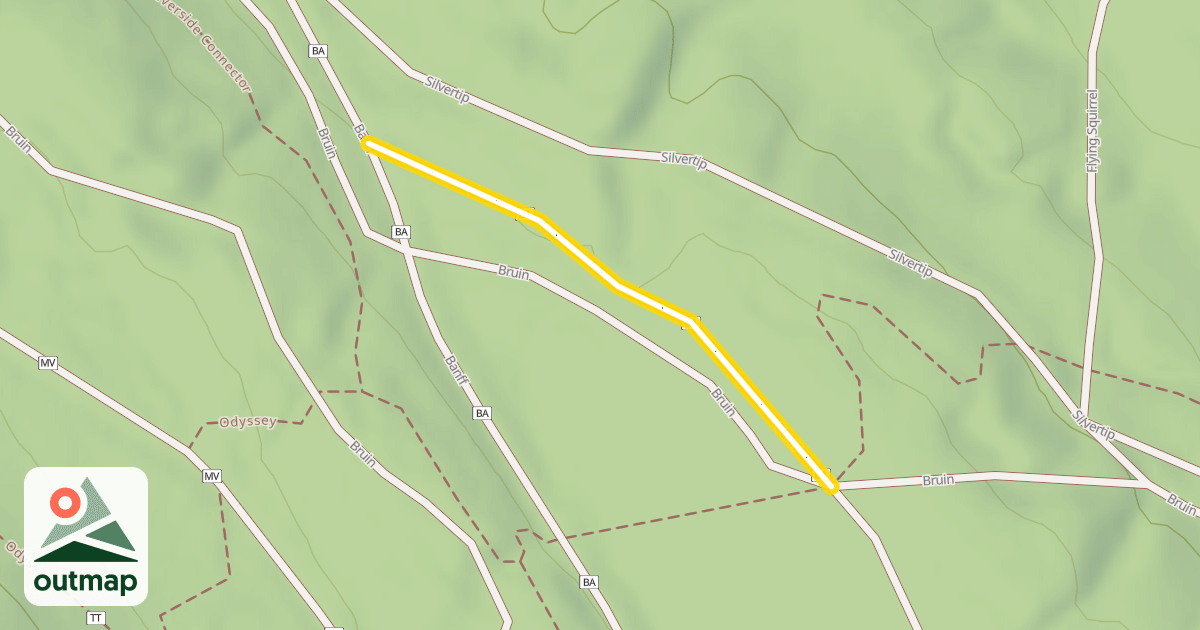Map of Banff