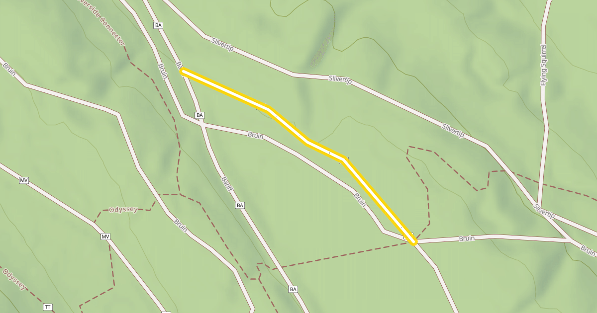Map preview of Banff