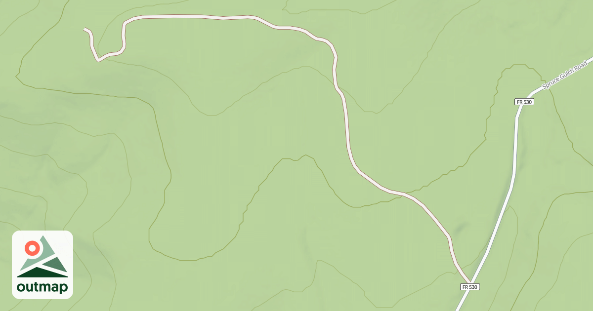 Map of CLEARCUT ROAD