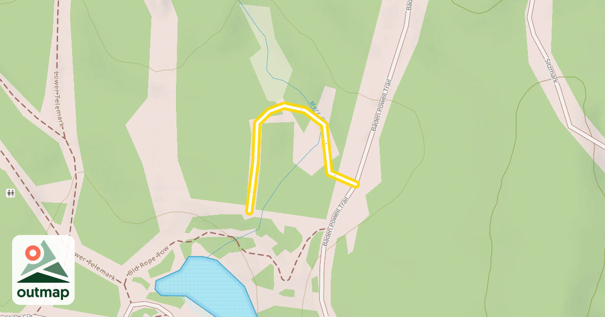 Map of Russell's Ridge