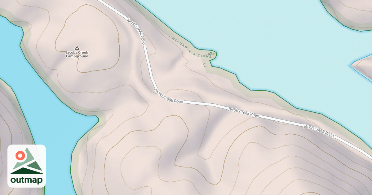 Map of JACOBS CR.REC.LOOP A