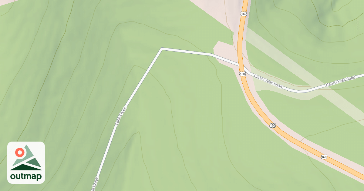 Map of NORTH DABBS CREEK