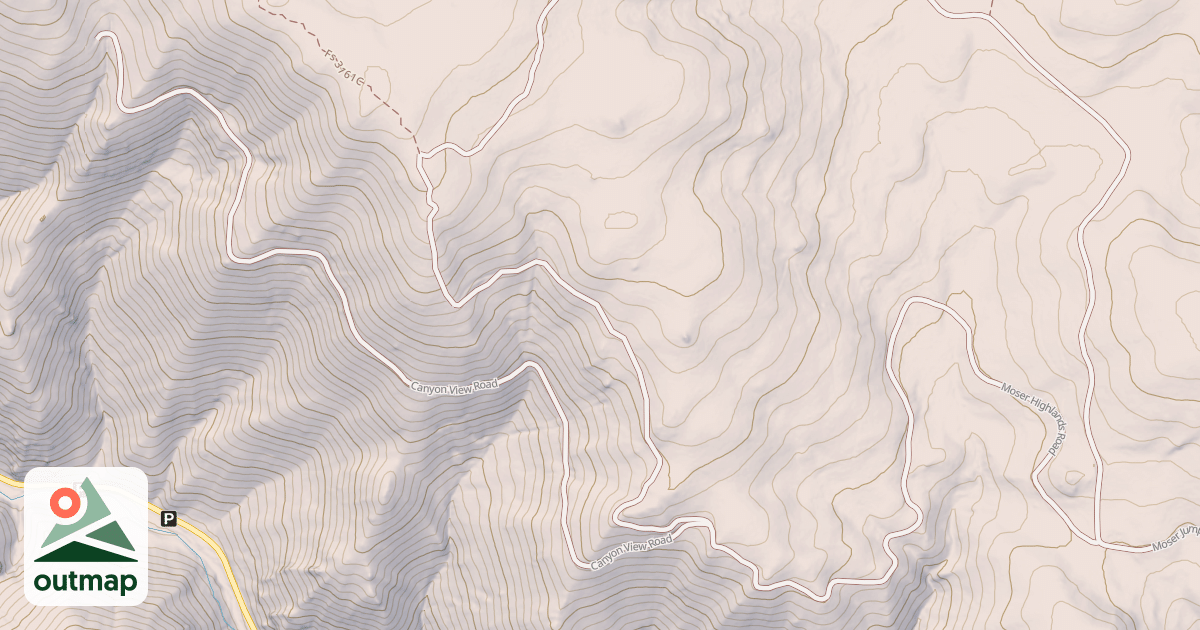 Map of CANYON VIEW