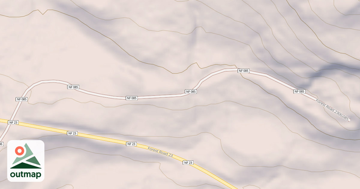 Map of DRY CRK ROCK PIT