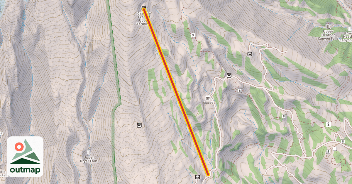 Map of Cascade Express