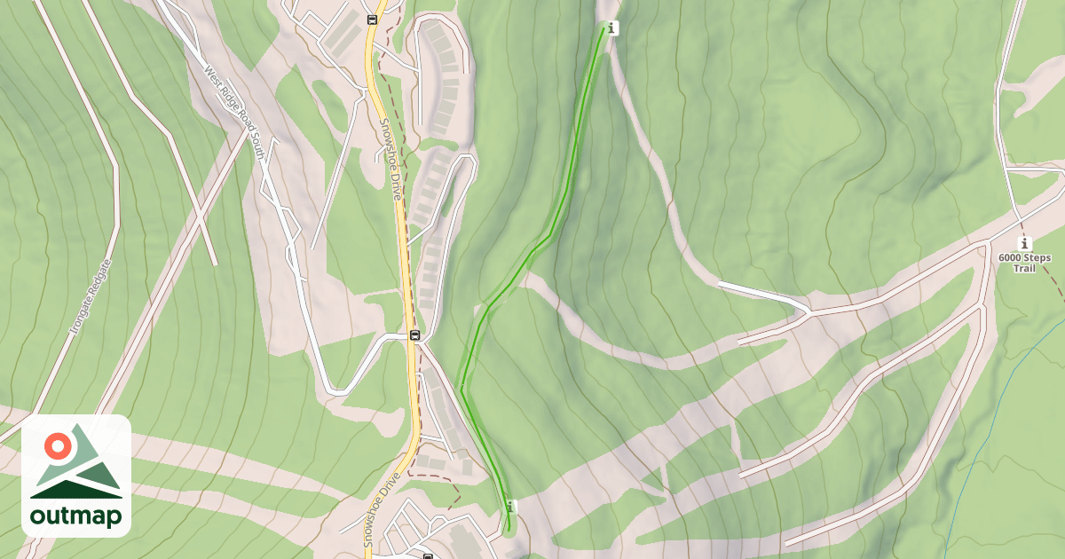 Map of Upper Flume