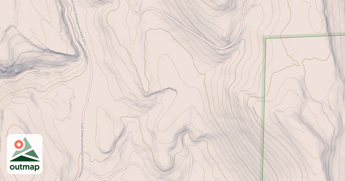 Map of USFS National Forest System Roads {150E2120-977B-4FC7-802C-1D4D4E877BF4}