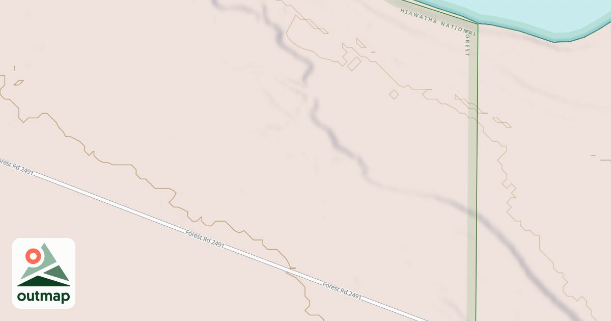 Map of HIAWATHA CAMP SPUR A