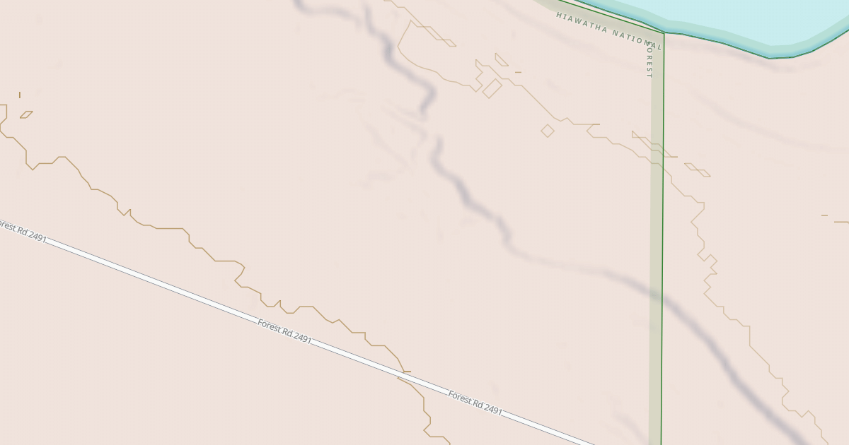 Map preview of HIAWATHA CAMP SPUR A