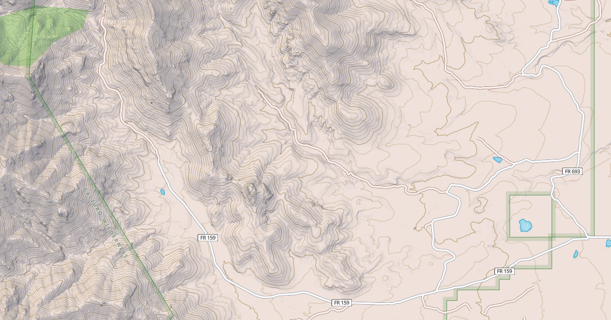Map preview of W. HIGH CREEK