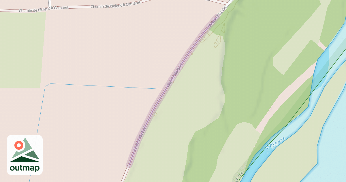 Map of Chemin du Gué