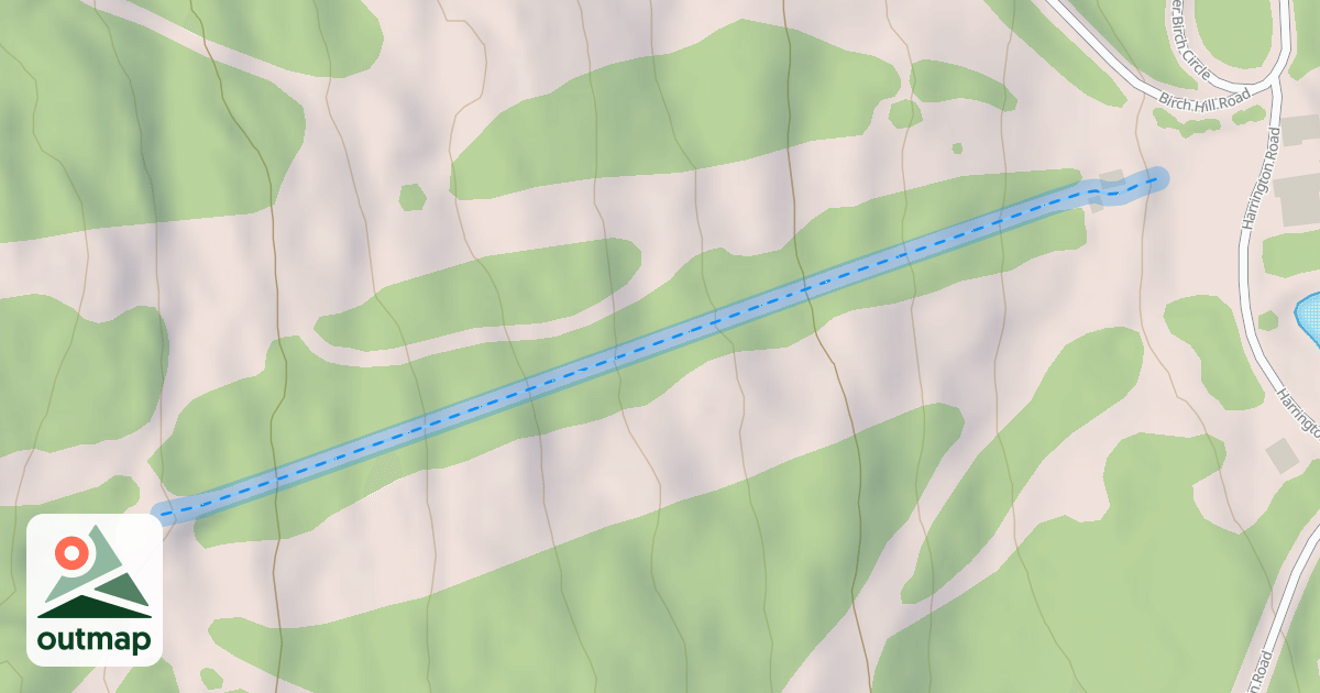 Map of T-Bar Trail