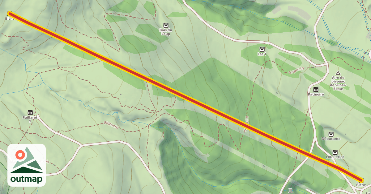 Map of Biche