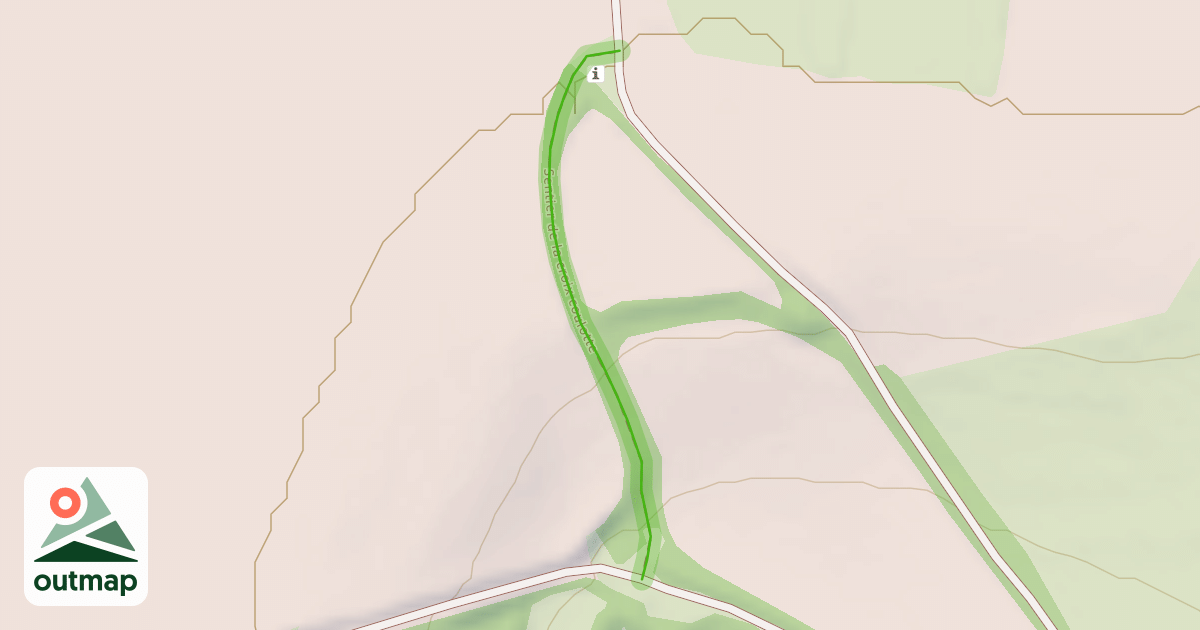 Map of Sentier de la croix coulotte