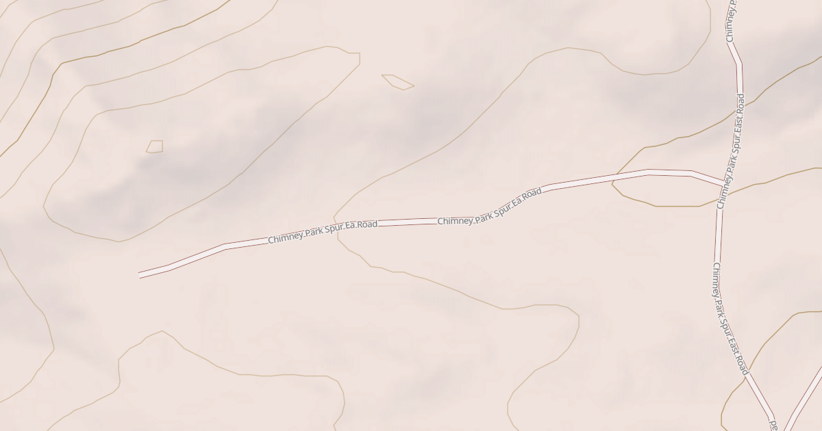Map preview of CHIMNEY PARK SPUR EA