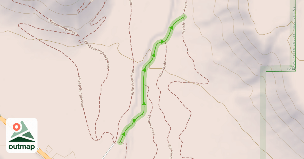 Map of Family Flow Climb