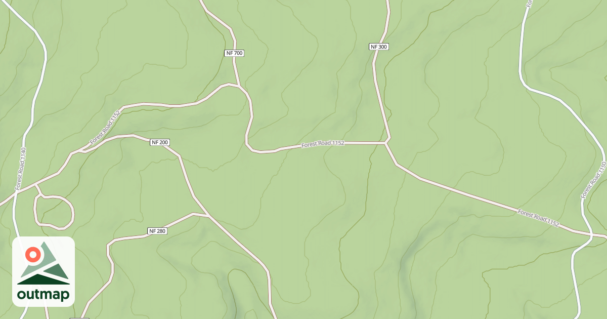 Map of USFS Motor Vehicle Use Map Roads {2C0719BF-25D7-4167-9884-AF8022CDC6E0}