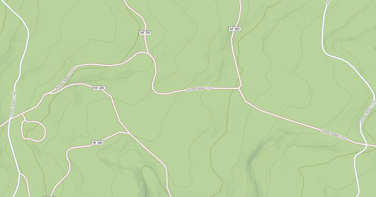 Map preview of USFS Motor Vehicle Use Map Roads {2C0719BF-25D7-4167-9884-AF8022CDC6E0}