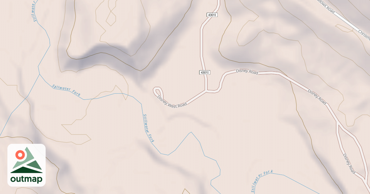 Map of DISNEY WEST