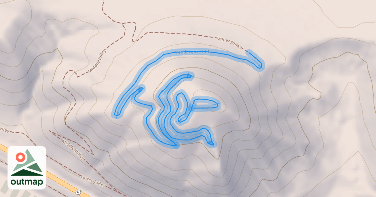 Map of Prendergast Hill
