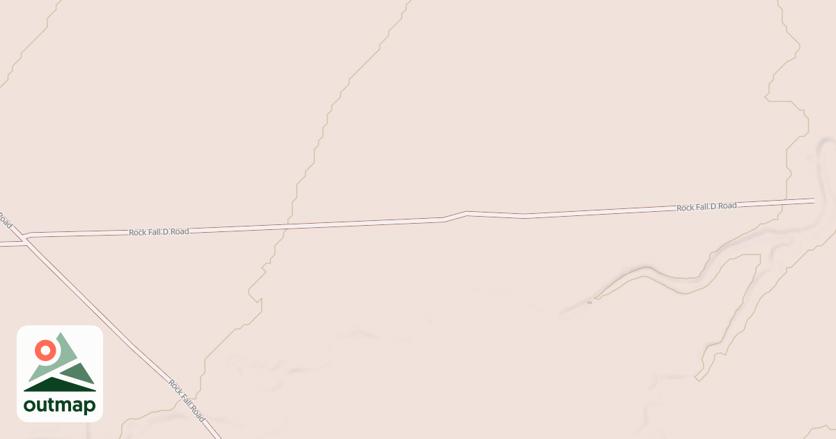 Map of ROCK FALL D