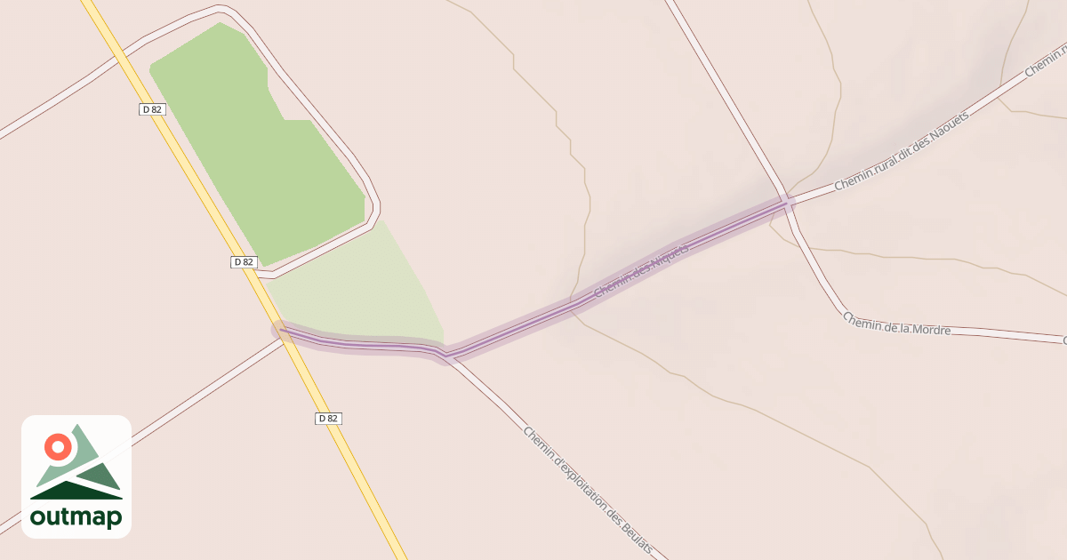 Map of Chemin des Niquets