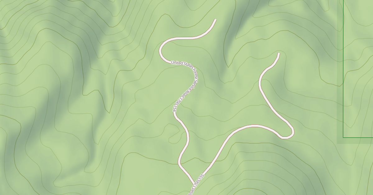 Map preview of USFS National Forest System Roads {EE4DA87B-DAC7-4F04-885B-B3AF5CA73329}