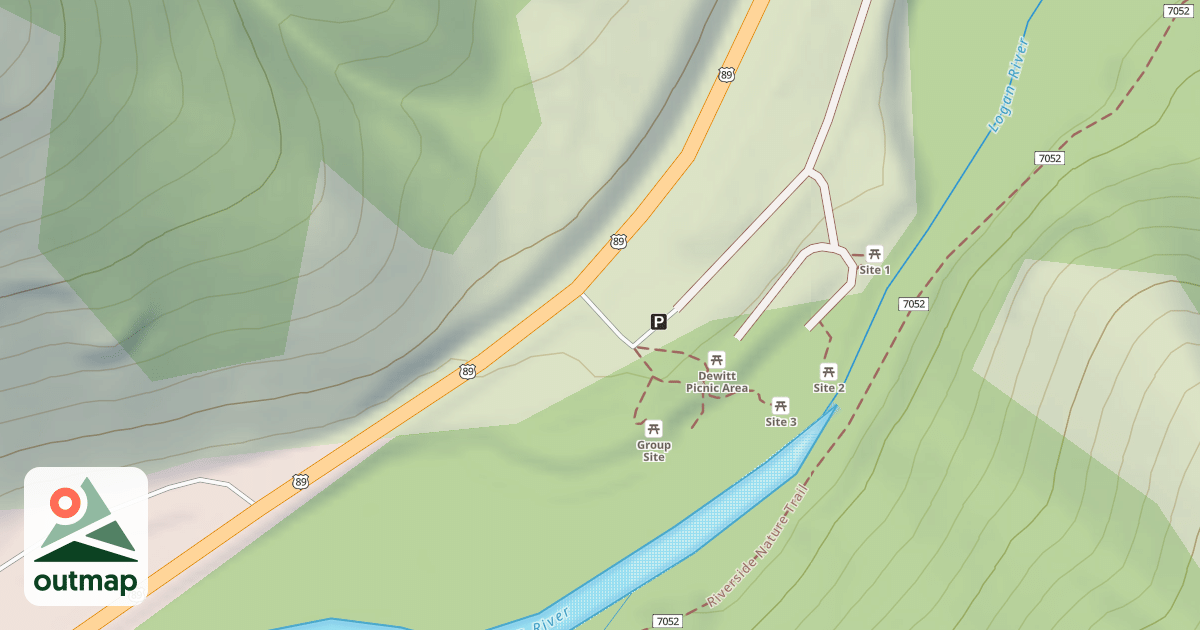 Map of DEWITT P.A.