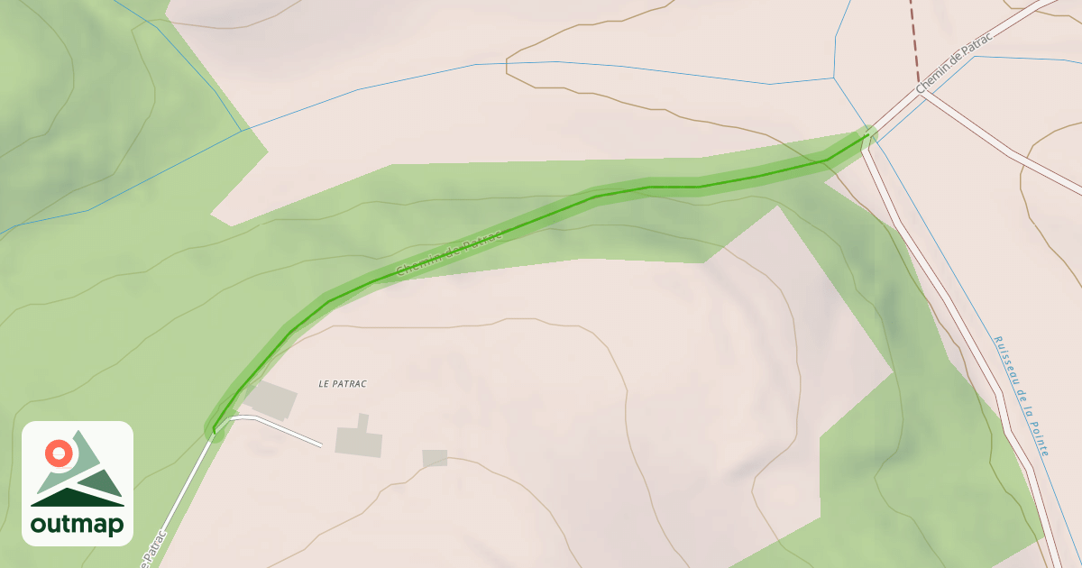 Map of Chemin de Patrac