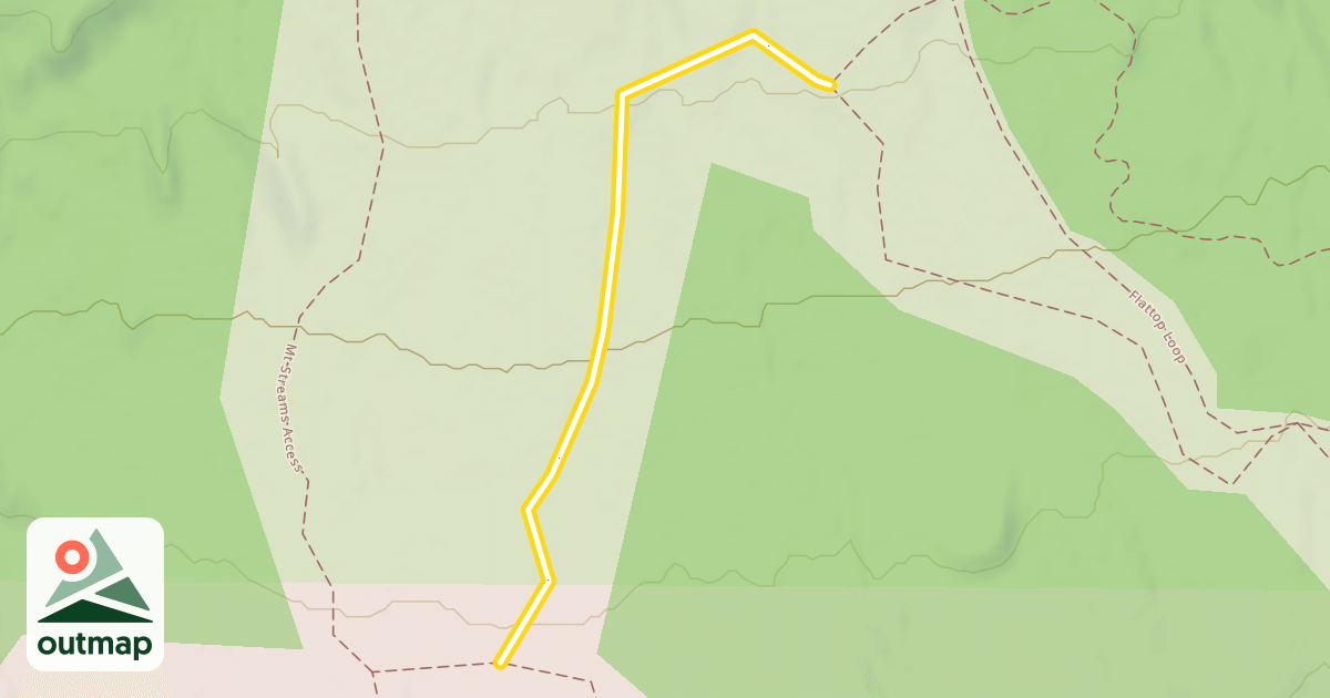 Map of Flattop Access