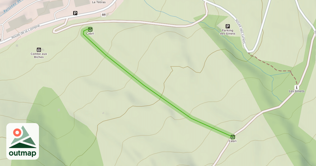 Map of Le Cabri