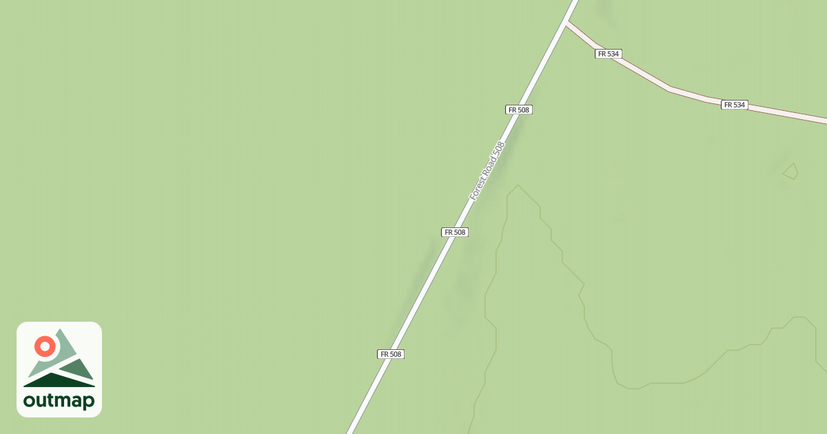 Map of FR 508B