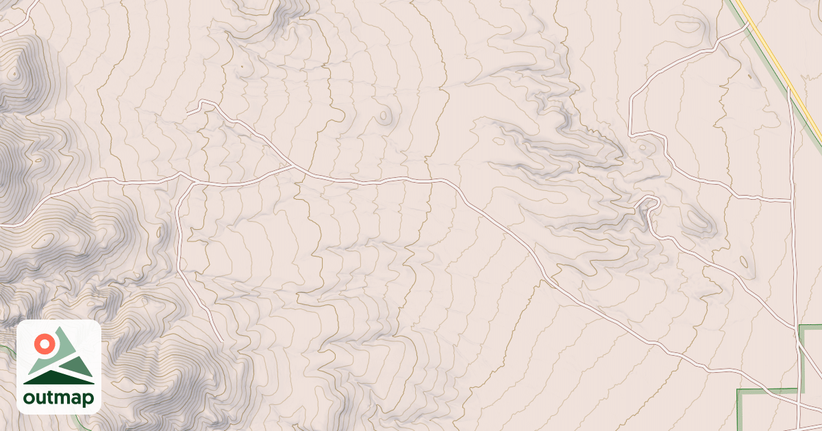 Map of FLYING M ROAD