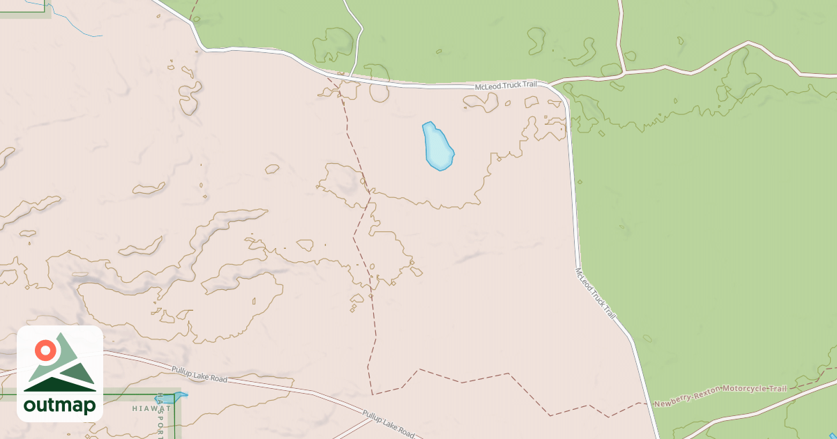 Map of Newberry-rexton Motorcycle Trail