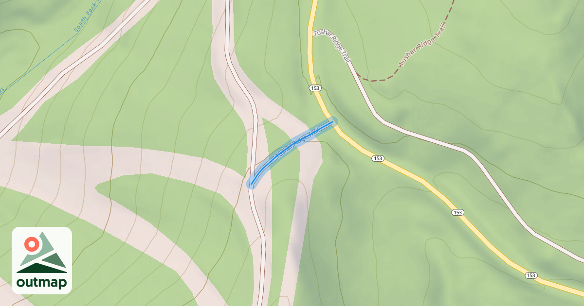 Map of Tushar Ridge Trail