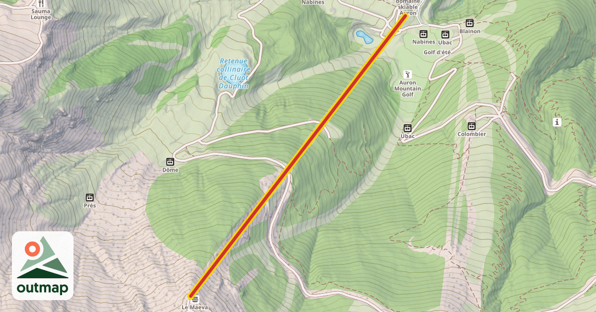 Map of Las Donnas