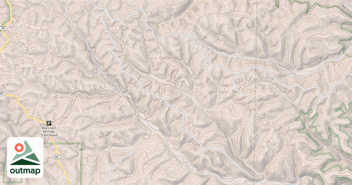Map of CAPS FORK