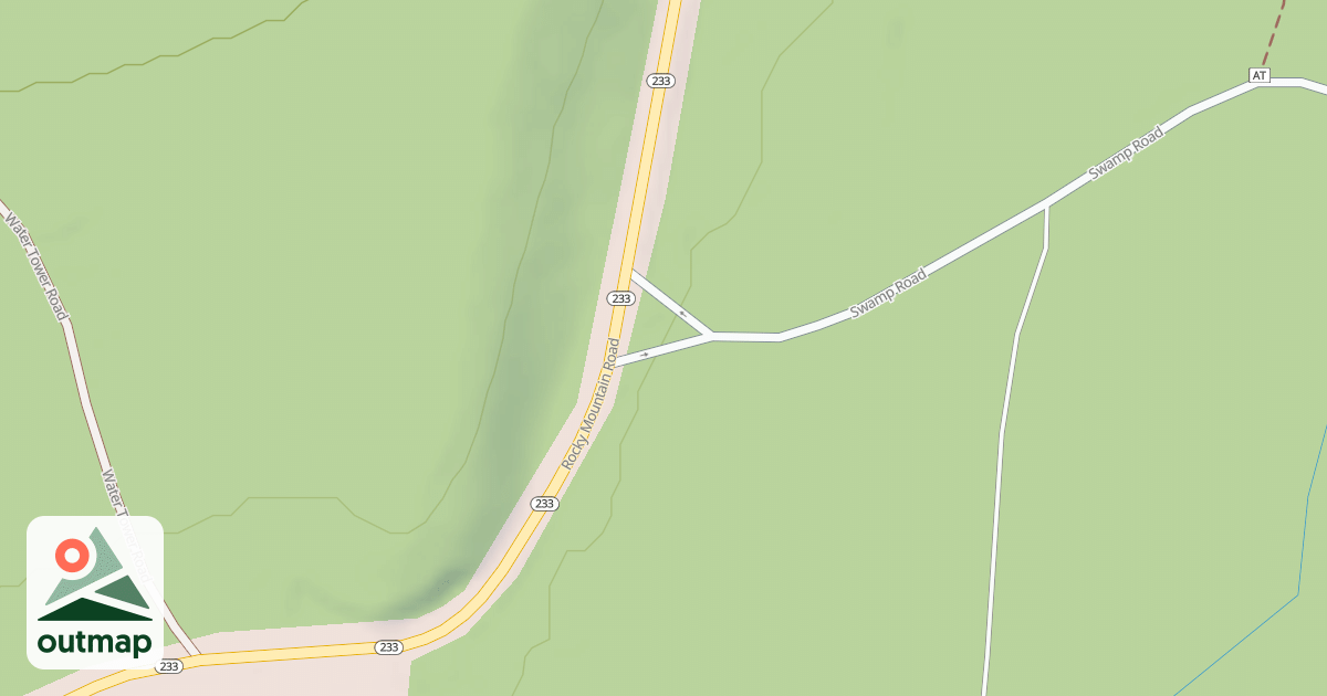 Map of Michaux State Forest – Snowmobile Trail System (Southern)