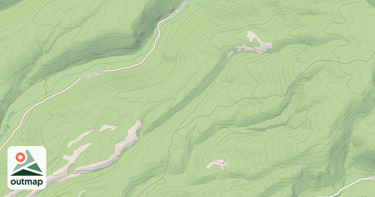 Map of COMMISSARY RIDGE