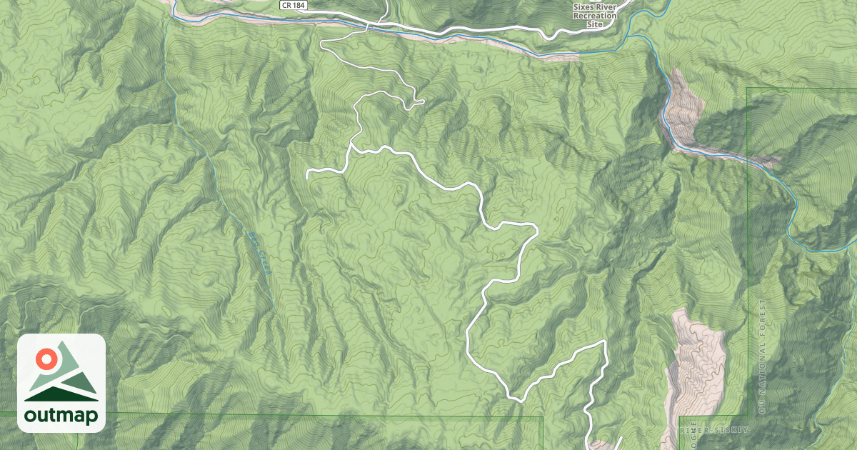 Map of CHINA PEAK