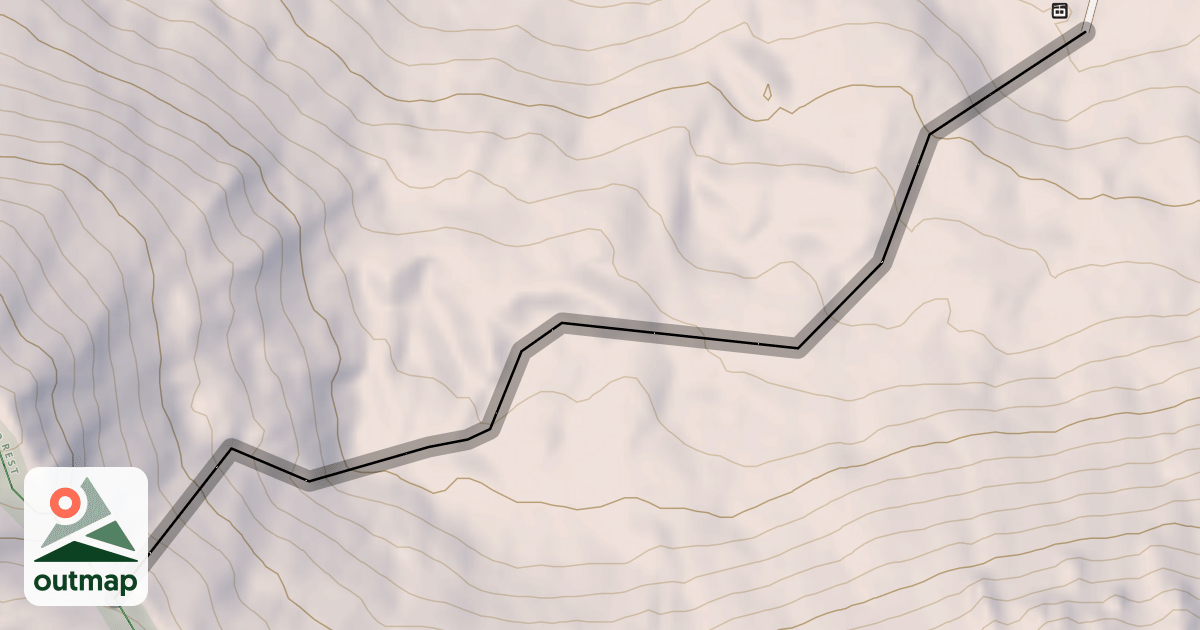 Map of Porcupine Saddle