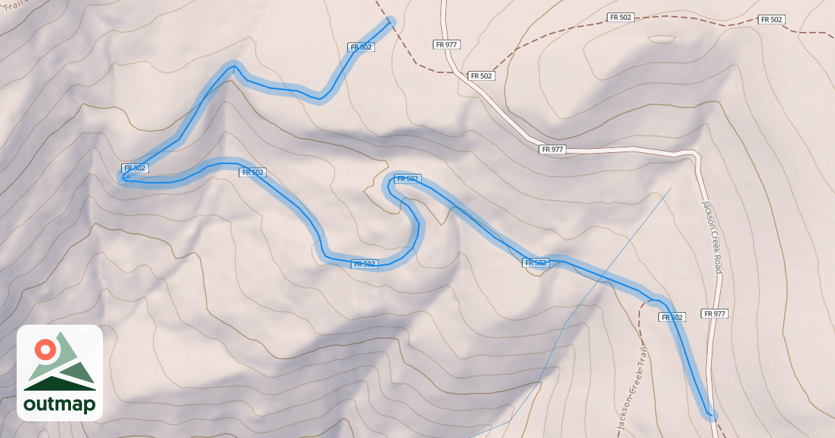 Map of Jackson Creek Trail