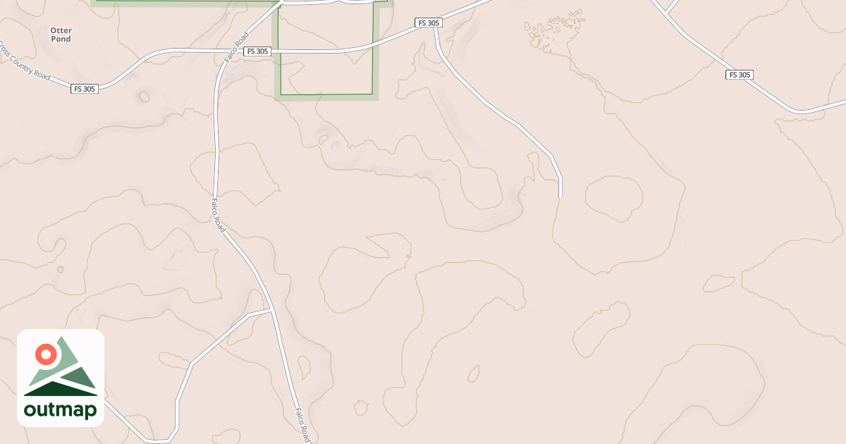 Map of OTTER POND