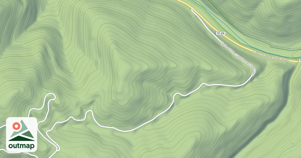 Map of BEETLE CREEK